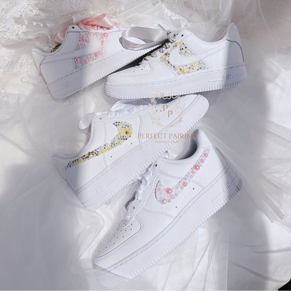 Nike Shoes - Wedding sneakers— Air force 1